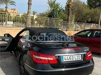 Usado Mercedes E220 Avantgarde 170 CV (125 kW) 2010 Negro Descapotable