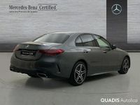 Usado Mercedes C300e AMG line 313 CV (230 kW) 2024 Gris selenita