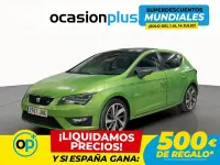 Usado Seat Leon FR 184 CV (135 kW) 2016 Verde Berlina