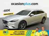Usado Mazda 6 Luxury 150 CV (110 kW) 2018 Gris Familiar