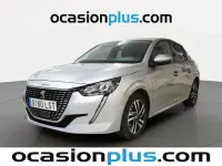 Usado Peugeot 208 Allure 102 CV (75 kW) 2021 Gris plata Utilitario