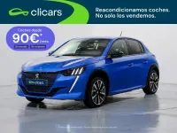 Usado Peugeot e-208 GT 100 kW (136 CV) 2021 Azul Utilitario