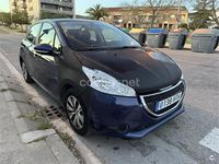Usado Peugeot 208 Active 82 CV (60 kW) 2013 Azul Utilitario