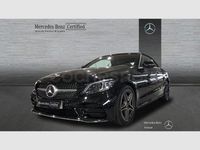 Usado Mercedes C220 AMG line 194 CV (142 kW) 2021 Negro Descapotable
