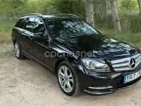 Usado Mercedes C200 Avantgarde 136 CV (100 kW) 2011 Negro Familiar
