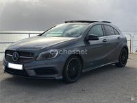 Usado Mercedes A200 AMG line 136 CV (100 kW) 2014 Gris / plata Berlina
