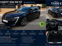 Usado Peugeot 508 SW GT 130 CV (95 kW) 2022 Negro Familiar