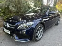 Usado Mercedes C220 170 CV (125 kW) 2018 Azul Berlina