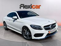 Usado Mercedes C220 AMG line 170 CV (125 kW) 2015 Blanco Coupe