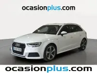 Usado Audi A3 Sportback S-Line 150 CV (110 kW) 2018 Blanco Utilitario