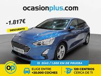 Usado Ford Focus Trend+ 125 CV (91 kW) 2019 Azul Berlina