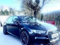 Usado Audi A3 150 CV (110 kW) 2017 Negro Berlina
