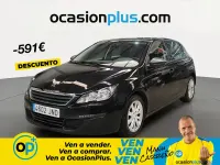 Usado Peugeot 308 Access 100 CV (73 kW) 2016 Negro