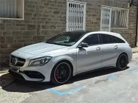 Usado Mercedes CLA45 AMG Shooting Brake 381 CV (280 kW) 2016 Gris / plata Familiar