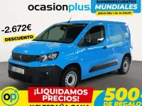 Usado Peugeot Partner 76 CV (55 kW) 2019 Azul Monovolumen
