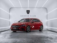Usado Mercedes A180 AMG line 116 CV (85 kW) 2019 Rojo Berlina