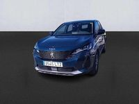 Usado Peugeot 3008 Active 131 CV (96 kW) 2021 Azul SUV
