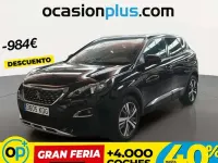 Usado Peugeot 3008 GT-line 131 CV (96 kW) 2017 Negro SUV