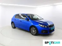 Usado Peugeot 308 Allure 110 CV (80 kW) 2021 Azul Utilitario