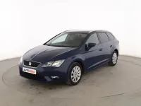 Usado Seat Leon Style 110 CV (80 kW) 2016 Azul Familiar