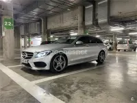 Usado Mercedes C220 AMG line 170 HP (125 kW) 2015 Cinzento Carrinha