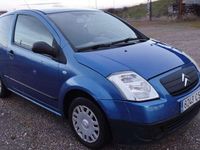Käytetty Citroën C2 69 HP (50 kW) 2004 Sininen Viistoperä