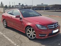 Usado Mercedes C220 170 CV (125 kW) 2012 Rojo Coupe