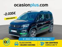 Usado Peugeot Rifter GT 130 CV (95 kW) 2022 Negro Monovolumen