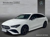 Usado Mercedes CLA200 Shooting Brake AMG line 150 CV (110 kW) 2025 Blanco polar Familiar