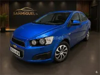Usado Chevrolet Aveo LS 86 CV (63 kW) 2013 Azul Berlina