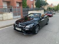 Usado Mercedes E250 204 CV (150 kW) 2013 Negro Descapotable