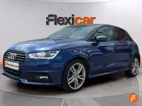 Usado Audi A1 90 CV (66 kW) 2017 Azul Utilitario