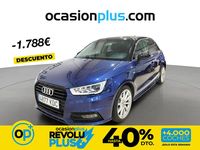 Usado Audi A1 S-Line 125 CV (91 kW) 2017 Azul Utilitario