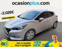 Usado Nissan Micra Acenta 101 CV (74 kW) 2020 Plateado Utilitario