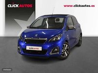 Usado Peugeot 108 Allure 72 CV (52 kW) 2021 Azul Descapotable