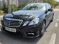 Usado Mercedes E220 Avantgarde 170 CV (125 kW) 2012 Negro Berlina