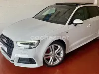 Usado Audi A3 S-Line 116 CV (85 kW) 2019 Blanco Berlina