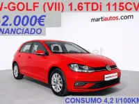 Usado VW Golf VII 115 CV (84 kW) 2019 Rojo Berlina