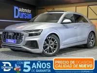 Usado Audi Q8 S-Line 286 CV (210 kW) 2021 Gris / plata SUV