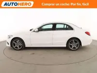 Usado Mercedes C220 AMG line 170 CV (125 kW) 2017 Blanco Berlina