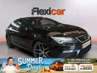 Usado Seat Leon FR 179 CV (131 kW) 2018 Negro Berlina