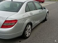 Usado Mercedes C200 Avantgarde 122 CV (89 kW) 2008 Gris / plata Berlina