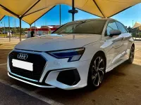 Usado Audi A3 Sportback S-Line 150 CV (110 kW) 2022 Blanco Utilitario