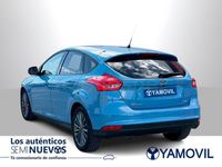 Usado Ford Focus Trend 125 CV (91 kW) 2016 Azul Berlina