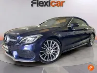 Usado Mercedes C220 170 CV (125 kW) 2017 Azul Descapotable