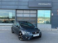 Usado Seat Ibiza FR 110 CV (80 kW) 2022 Negro Utilitario