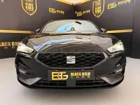 Usado Seat Leon FR 150 CV (110 kW) 2022 Negro Familiar