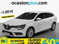 Usado Renault Mégane GrandTour Zen 132 CV (97 kW) 2017 Blanco Familiar