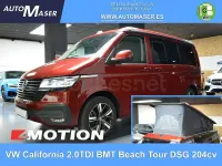 Usado VW California Beach 204 CV (150 kW) 2021 Rojo Van