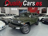 Usado Jeep Wrangler Sahara 272 CV (200 kW) 2024 Verde SUV